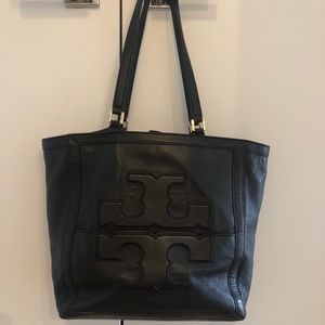 Tory Burch Large Pebble Leather Tote